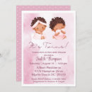 Recherche de jumelle baby shower fille invitations Mignon