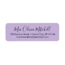 Search for solid colour return address labels Plain