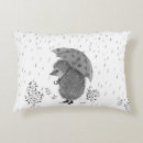 Search for hedgehog pillows Watercolor