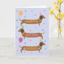 Search for wiener dog birthday cards Funny