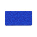 Search for paisley return address labels Blue