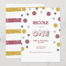 Search for gold polka dots invitations Cute