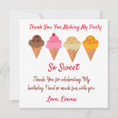 Search for ice cream thank you cards Girl