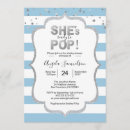 Search for ready to pop baby boy shower invitations Modern