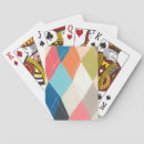 Recherche de jacquard jeux de cartes Abstrait