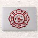 Search for fireman logo stickers Volunteer