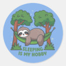 Search for sleeping cartoon stickers Kawaii