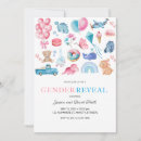 Search for watercolor gender reveal invitations Pink blue