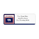 Search for wyoming return address labels Usa