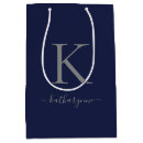 Search for navy blue gift bags Silver