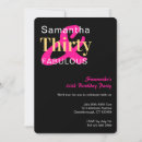 Search for 30 years old invitations Typography