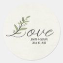Search for leaf wedding stickers Green