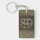Search for 80th birthday keychains Unique