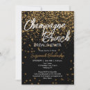 Search for pop the champagne bridal shower invitations Black and white