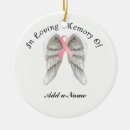 Search for breast cancer ornaments memorial