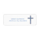 Search for angel return address labels Blue