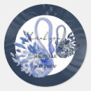 Search for swan wedding stickers Modern