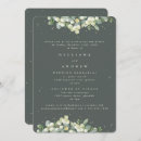 Search for holiday rehearsal dinner invitations Botanical