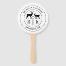 Search for rustic wedding hand fans Simple