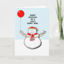 Search for snowman birthday cards Friend
