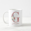 Search for initial g mugs Elegant