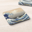 Recherche de grande vague dessous de verres Mont fuji