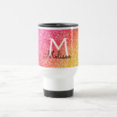 Search for pink and gold travel mugs Sparkle