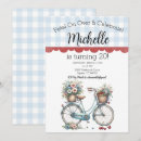 Search for bicycle birthday invitations Floral
