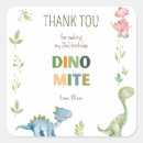 Recherche de mites autocollants Dinosaure
