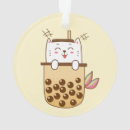 Search for boba milk tea ornaments Kawaii