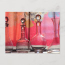 Recherche de bouteille verre cartes postales Rétro