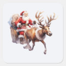 Search for santa sleigh reindeer stickers Blue