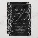Search for glam 50th birthday invitations Foil