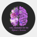 Search for alzheimer stickers Brain