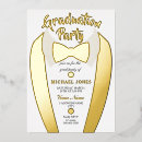 Recherche de gold foil graduation invitations Parti