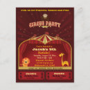 Search for carnivals 4x5 invitations Ticket