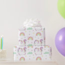 Search for unicorn wrapping paper Kids