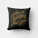 Search for new years eve pillows Happy new year