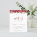 Search for girly sweet 16 invitations Modern