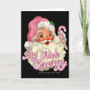 Search for big cat christmas cards Santa