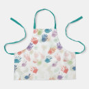 Search for handprint aprons Kids