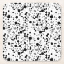 Search for black and white tile coasters Pattern