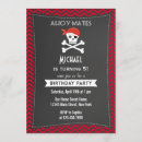 Recherche de trésor invitations Rustique