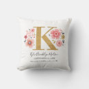 Search for letter k pillows Pink