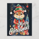 Search for mistletoe postcards Santa