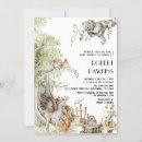 Search for forest friends invitations Winter spring summer