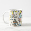 Search for wacky mugs Illustration