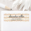 Search for dots and stripes return address labels Elegant