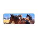 Search for wild horses return address labels Farm