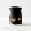 Search for green eyed cat mugs Cute